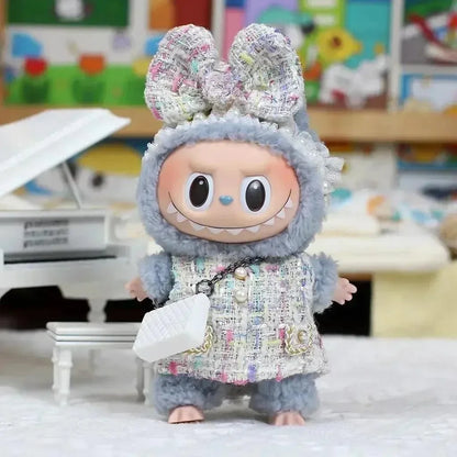 Labubu Doll Clothes Outfit Accessories For Korea Kpop Exo Labubu Idol V1 V2 Skirt sweater Clothing Gift