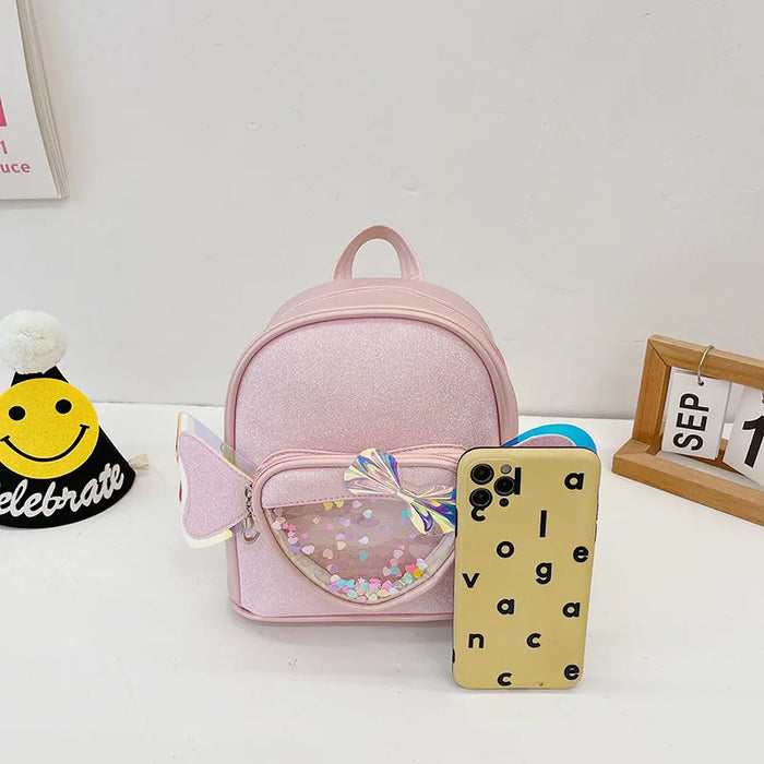 Children's PU Cartoon Bag Personalized Name Lightweight