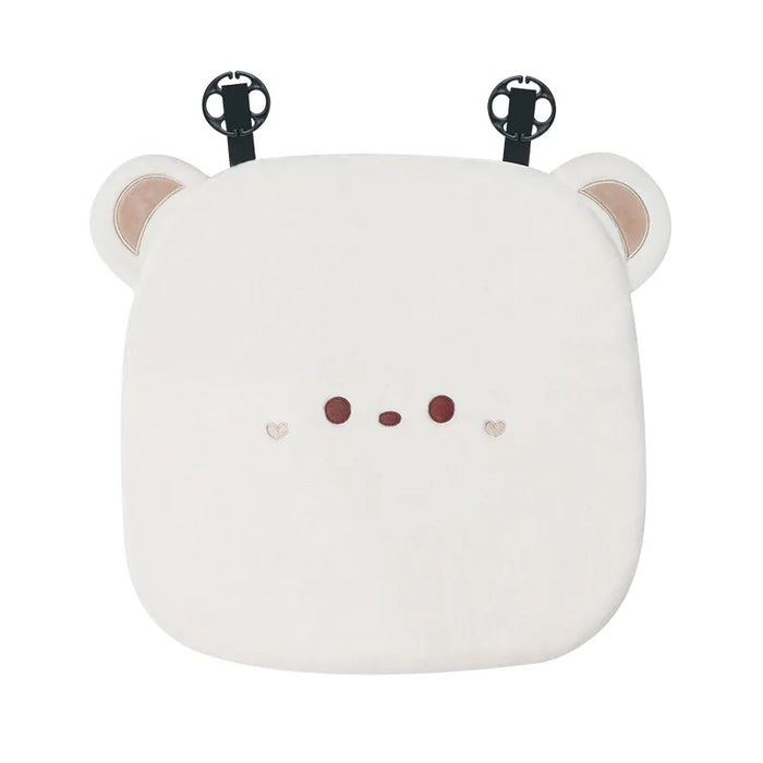 Plush Cute Cartoon Car Seat Cushion Pad Full Set Breathable Four Seasons Car Seat Cover Anti Slip Interior Accessories Universal