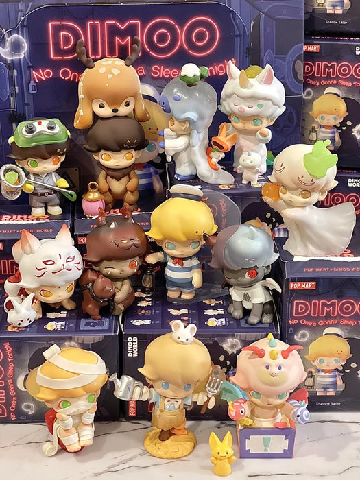 Dimmoo Is Not Allowed To Sleep Tonight. A Series Of Blind Boxes, Cute Surprise Boxes, Hand-made Creative Gift Ornaments.