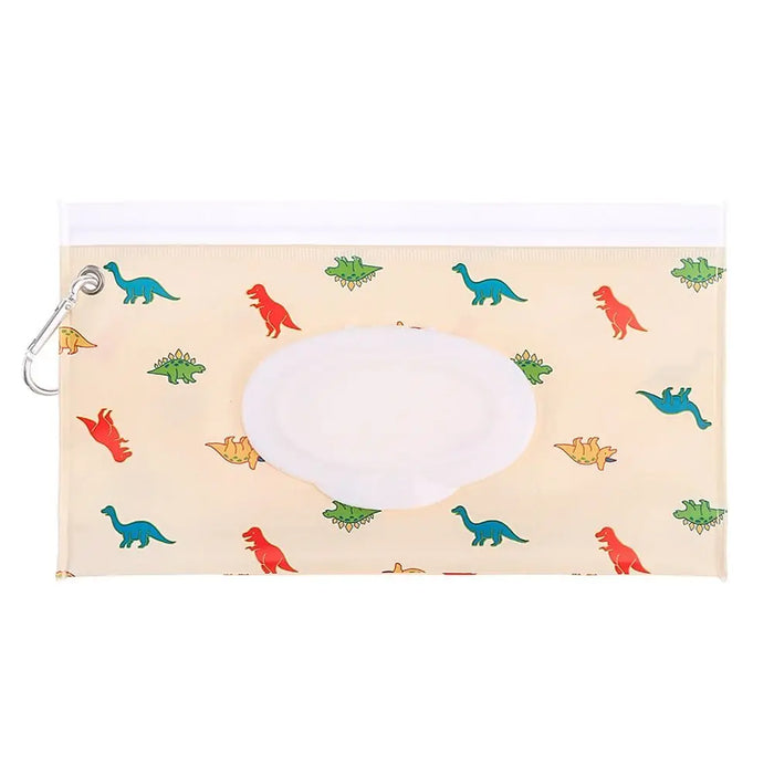 EVA Baby Wet Wipe Pouch Portable Wipes Holder Case Flip Cover Snap-Strap Reusable Refillable Cosmetic Pouch Useful Tissue Box