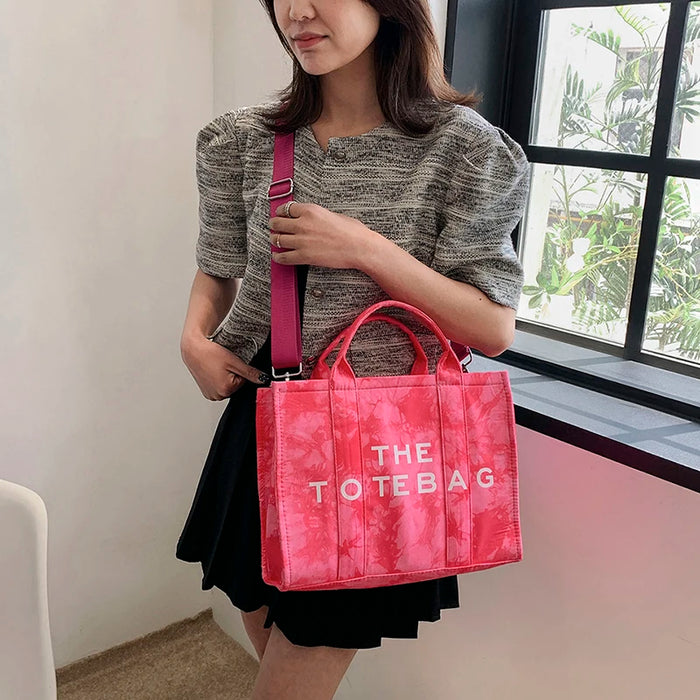 Large Canvas Tote Bag Shoulder Crossbody Bags for Women Handbag