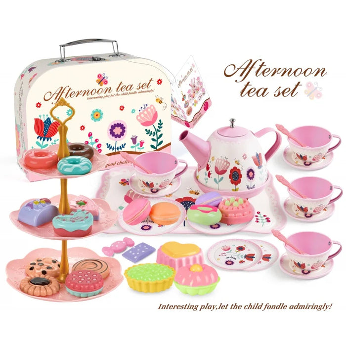 Play tea set Kitchen Play Set children furniture Infant Pretend Kids Toys