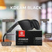 KDEAM black square sunglasses on their box