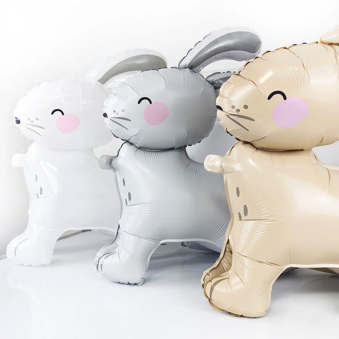 4D Standing Carrot Rabbit Balloon Cute Cartoon Animal Easter Balloon Baptism Supplies Baby Shower Birthday Party Decor Kids Toys