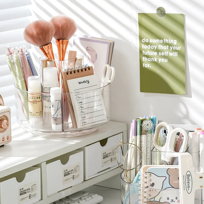 360-Degree Rotating Pen Holder for Desk,Desk Organizers and Accessories