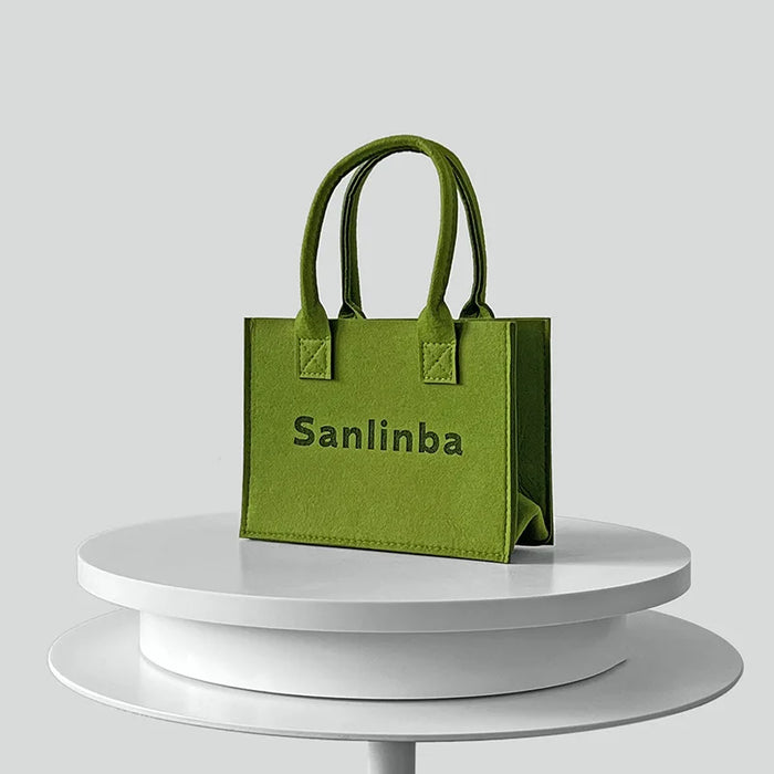 Personalized Tote Handbag with Name Felt Totter