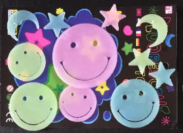 Luminous Cartoon butterfly Stars Wall Stickers for Kids room Bedroom Decor Glow in the dark Wall Decals Noctilucent Stickers