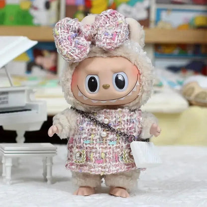 Labubu Doll Clothes Outfit Accessories For Korea Kpop Exo Labubu Idol V1 V2 Skirt sweater Clothing Gift