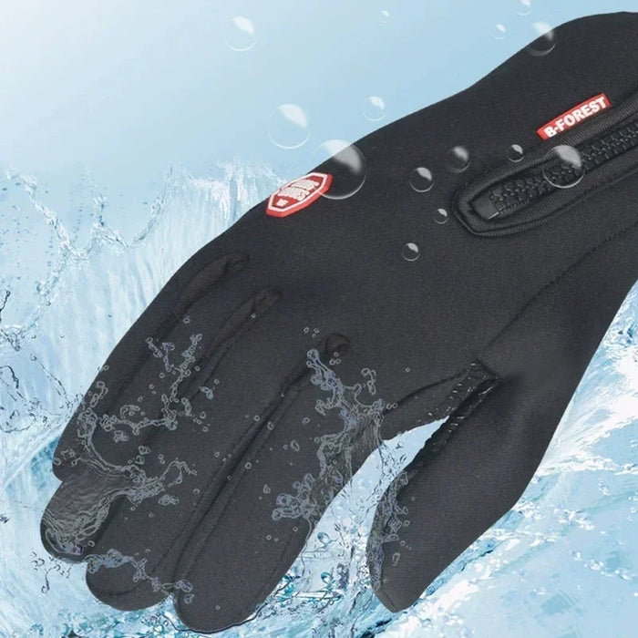 Waterproof Winter Gloves For Men Perfect with Touchscreen and Zipper