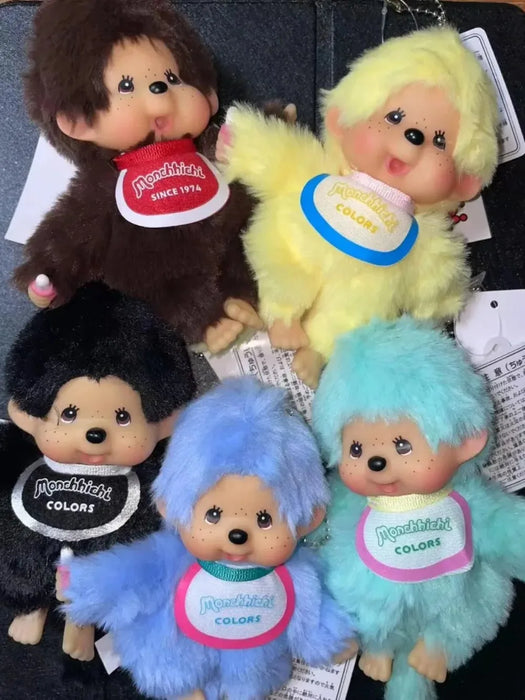 Cute15cm Monchichi Couple Stand Cute Fashionable Multiple Doll Machines Backpack Pendants Desktop Ornaments Exquisite Gift