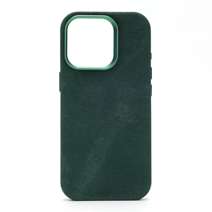 Luxury For MagSafe Fiber Leather Shockproof Case For iPhone 18 17 16 Pro Max Air 15 14 Plus 13 12 Magnetic Wireless Charge Cover