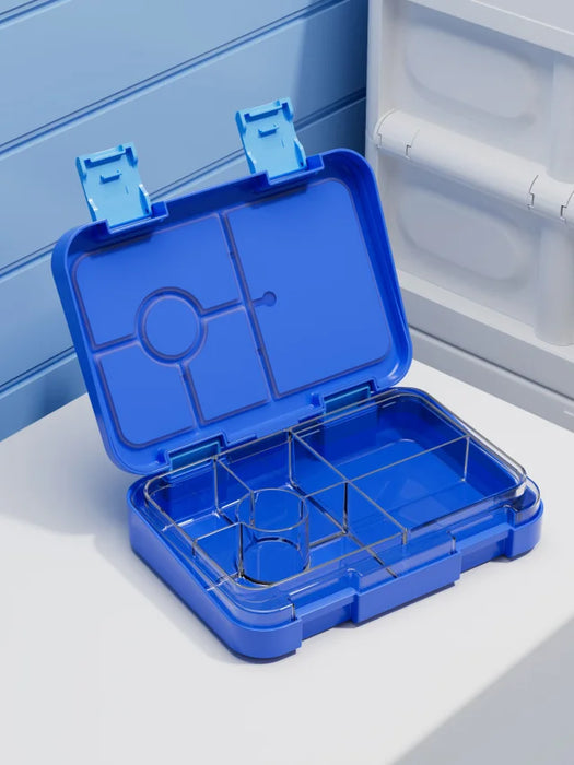 1100ml Cartoon Christmas Printed Lunch Box Microwavable Bento Box Interlayer Leakproof Storage Box Hermetic Containers Students