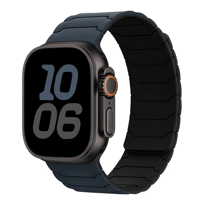 Strap For Apple Watch ultra 2 Band 49mm 45mm 44mm 40mm 42mm 46mm 41mm 38mm Magnetic Silicone Bracelet IWatch Series 10 SE 9 8 7