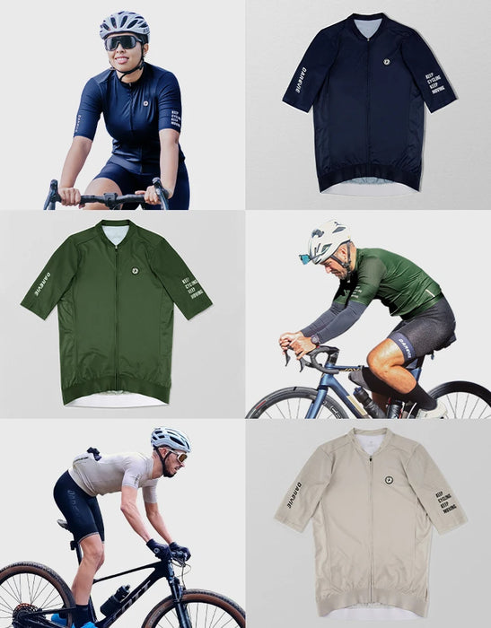 DAREVIE Cycling Jersey SPF 50 Anti-UV Training Level Slim Fit Small Size Men Women Man Cycling Maillot Bike Jersey Cycling Shirt