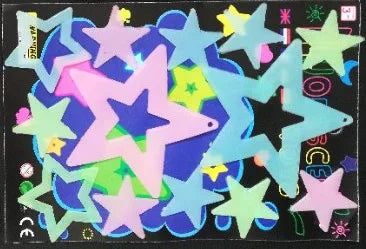 Luminous Cartoon butterfly Stars Wall Stickers for Kids room Bedroom Decor Glow in the dark Wall Decals Noctilucent Stickers