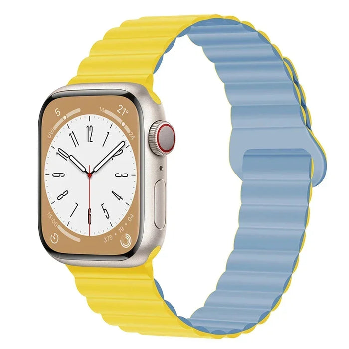 Magnetic Loop Band For Apple Watch Ultra 2 49mm 45mm 44mm 40mm 41mm 42mm Silicone Bracelet iWatch Series 9 8 7 6 SE 5 4 3 Strap