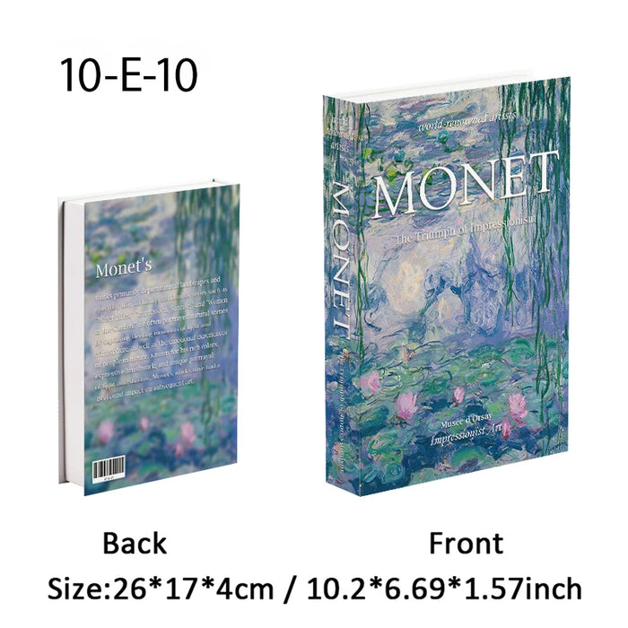 Luxury Fake Book Storage Box Abstract Decorative Books Open Paris Home Decor Coffee Table Bedroom Ornaments Interior Decoration