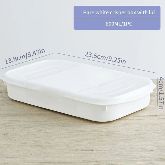 Food Grade Refrigerator Storage Fruit Vegetable Preservation Prepare The Dishes Divided Box Japanese Frozen Meat Packaging Box