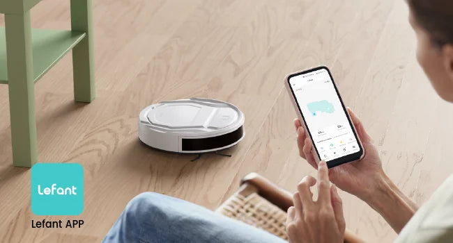 Lefant M210 Pro Robot Vacuum Cleaner, 2200Pa Powerful Suction, 120 Mins Runtime, Automatic Self-Charging,Wi-Fi/App/Alexa Control