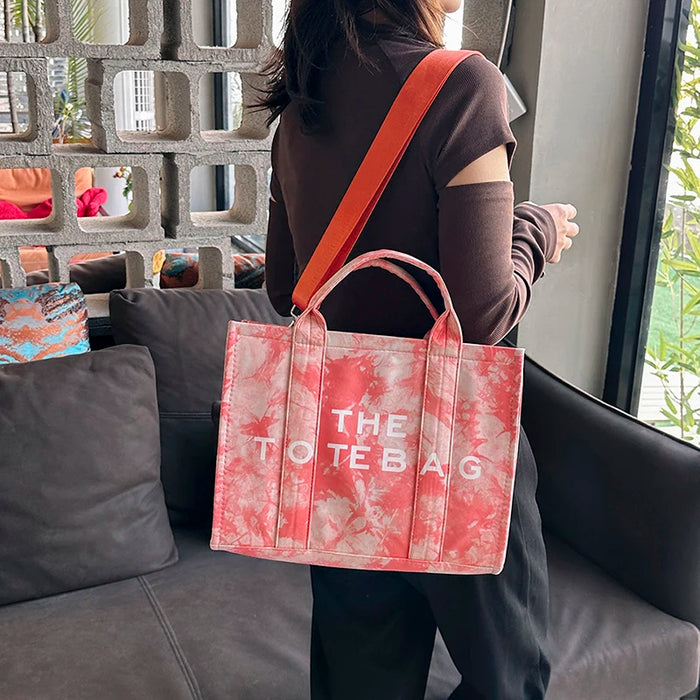 Large Canvas Tote Bag Shoulder Crossbody Bags for Women Handbag