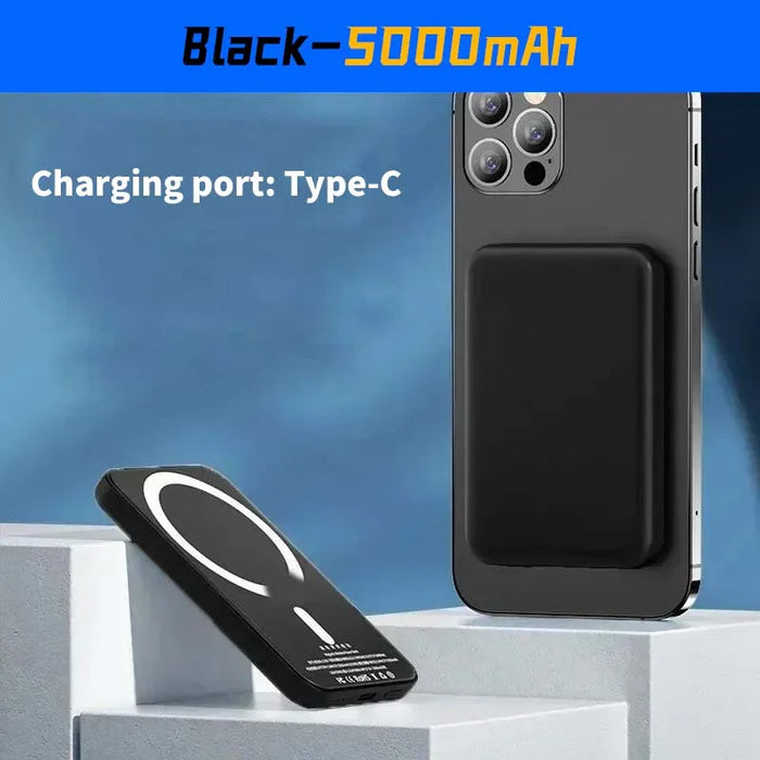 20000mAh Magnetic PowerBank Wireless PD 22.5W Fast Charger For Magsafe Portable Auxiliary Battery For Iphone Samsung Xiaomi