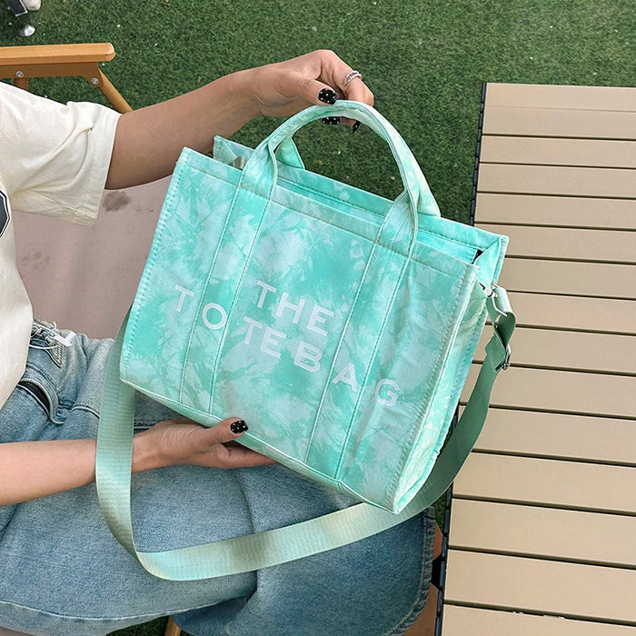 Large Canvas Tote Bag Shoulder Crossbody Bags for Women Handbag