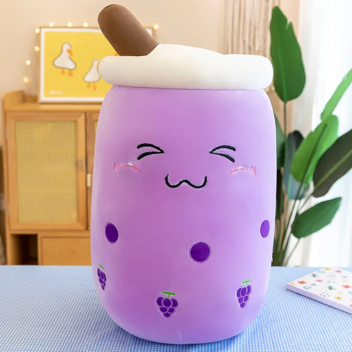 72cm Large Size Milk Tea Pillow Soft Stuffed Plush Toys Boba Tea Plushie Toy For Kids Toys Birthday Gifts