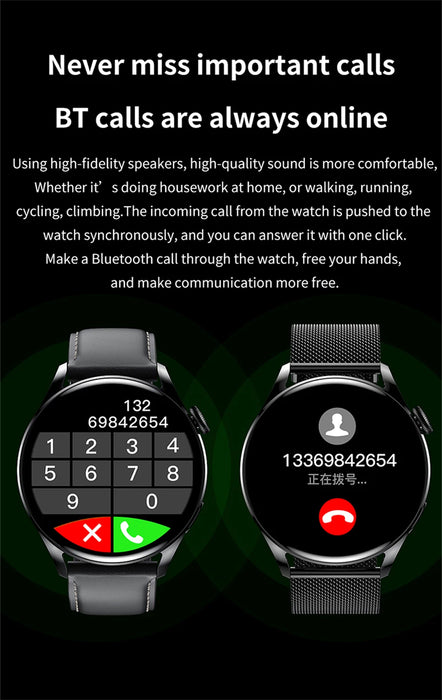 2024 New SmartWatch for Men Women Watches Amoled Bluetooth Call Sport IP67 Waterproof Heart Rate Sleep Smart Watch Pk Gt3 Pro