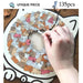 Hands fitting pieces into a cat-shaped wooden puzzle, 135 pieces