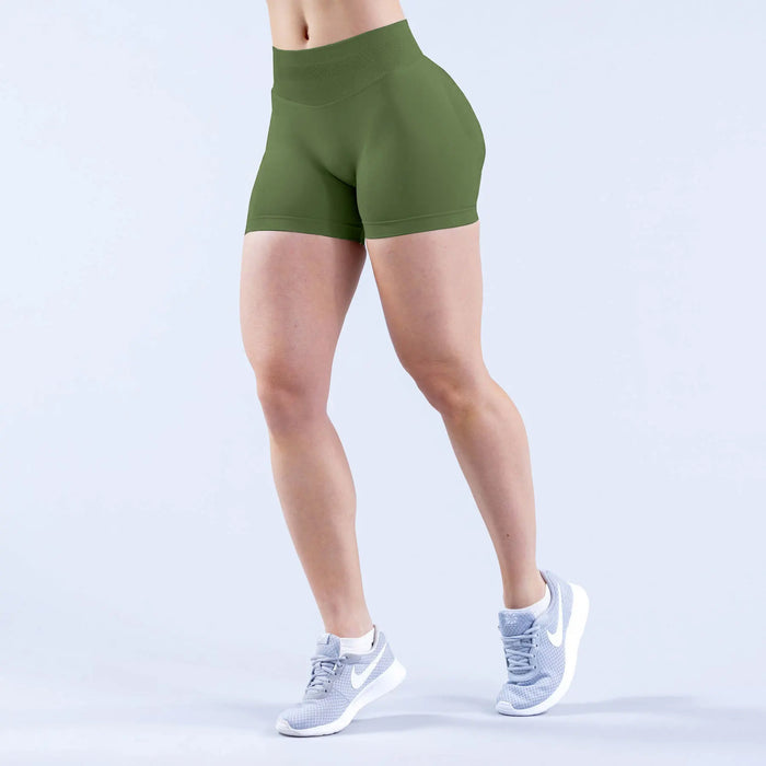 NCLAGEN Impact Shorts 4.5" Gym Shorts Woman Scrunch Butt Fitness Sports Short Workout Seamless Leggings Running Yoga bottoms