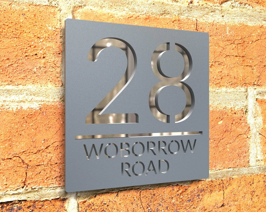 Personalized Custom Acrylic Modern House Numbers Sign Door Address Street 3D Letter Number Plaques Outdoor Name Home Decor Plate