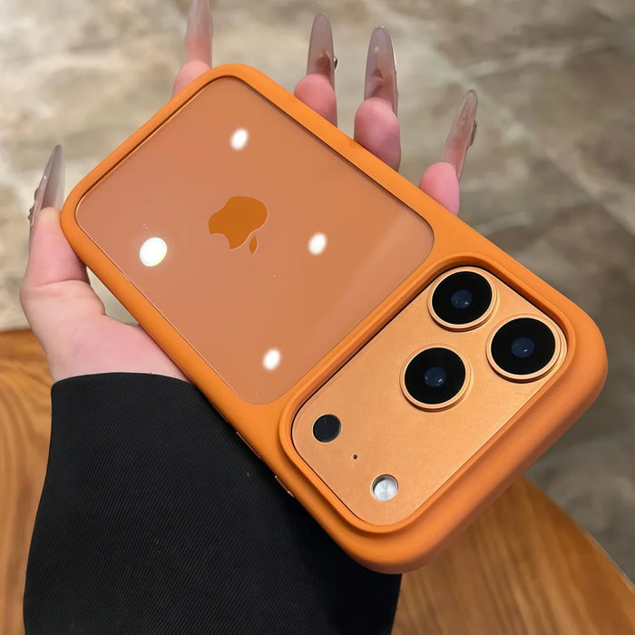 Intelligent Camera Touch Button Crystal Clear Phone Case for iPhone 18 17 Pro Max 16 Pro Air Transparent Shockproof Cover Funda