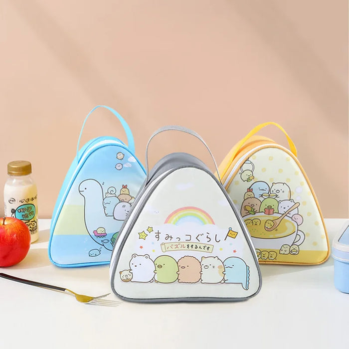Breakfast Insulated Thermal Bag Small Triangular Rice Ball