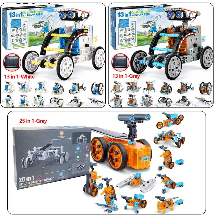 Box art for the 13-in-1 white, 13-in-1 grey and 25-in-1 kits