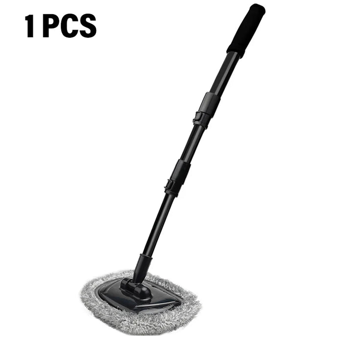 New Car Wash Mop Cleaning Brush Telescoping Long Handle Cleaning Mop Retractable Bent Bar Car Wash Brush Car Cleaning Tools