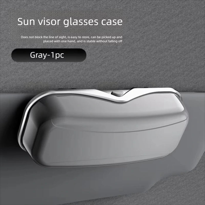 New Car Glasses Box Portable Car Glasses Frame Car Driving Glasses Frame Glasses Box Sunshade Glasses Auto Interior Accessories