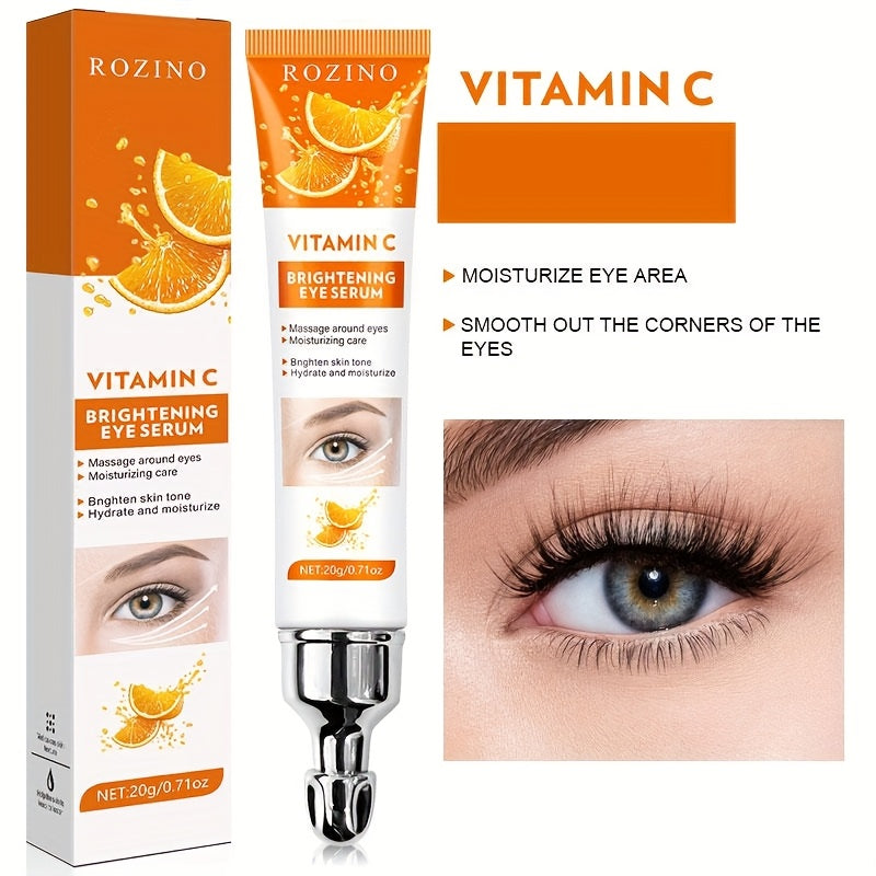 Vitamin C Eye Cream: Rich in Vitamin C And Other Precious Essence, Compact Eye Skin. A Gentle Swipe, Infuse The Vitality of Your Eyes, Show Charming Brilliance