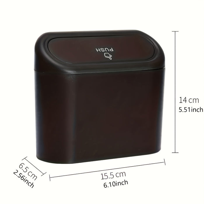 Car Door Hanging Trash Can with Lid Includes 1 Roll of Garbage Bags