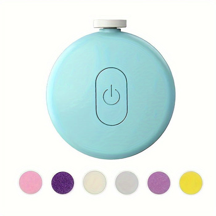 Electric Nail Trimmer, Safety Nail Clipper Set, With Replaceable 6 Grinding Head, Low Noise Handheld Ergonomic Design Beauty Kit, For And Children Adult Toe Nails