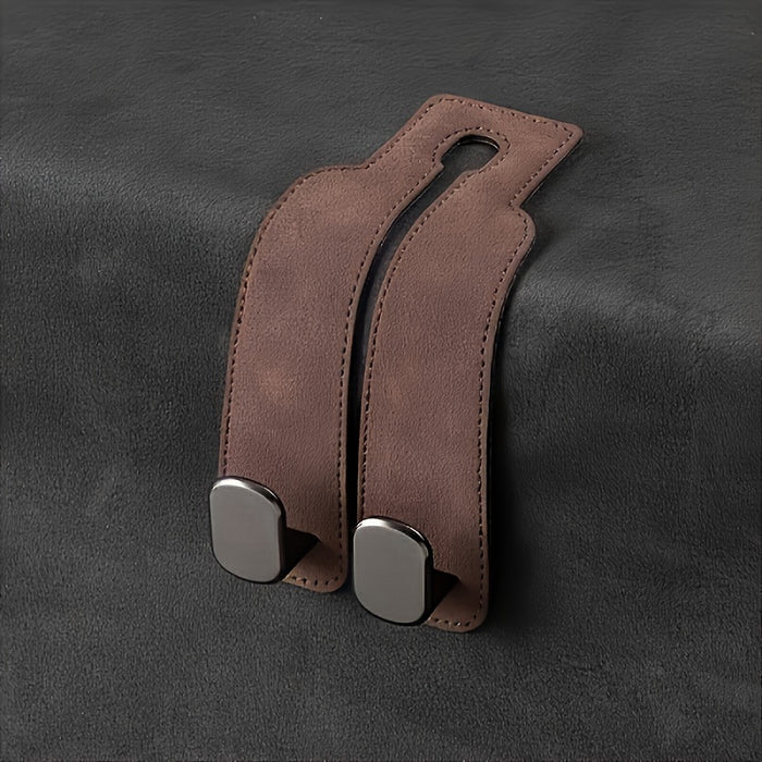 Car Seat Back Cover, Hidden Hook Design - Made of PU Material, Suitable for Various Models