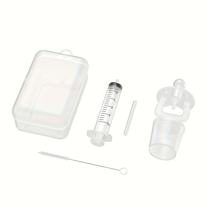 1pc Silicone Syringe Baby Pacifier Feeder, Food Fruit Milk Juice Medicine Feeder, Christmas Halloween Thanksgiving Day Gift