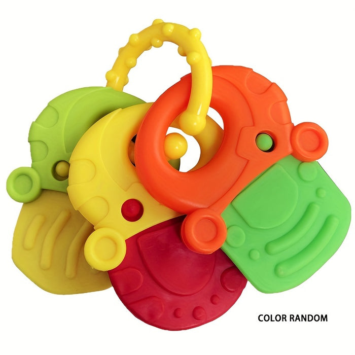 Baby Teething Toys, Silicone Baby Teether Freezer, Teether Keys, Fruit Shape Teether Set For Infant Boys And Girls easter gift