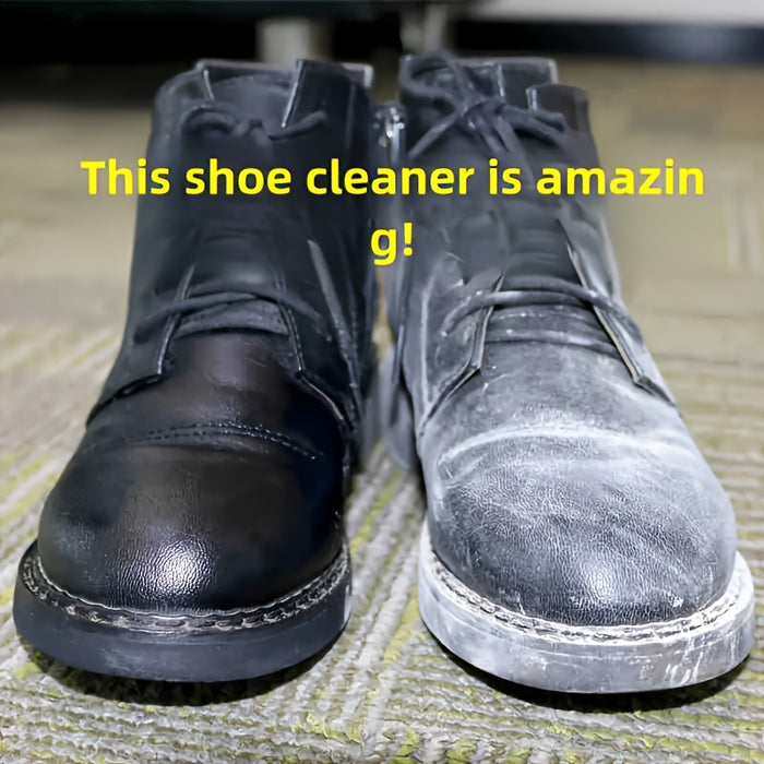 Luxury High-Gloss Wave Shoe Shine Sponge, Multi-Use High-Density Polish Applicator for Leather Shoes, Boots, Bags and Jackets - Ideal for Living Room and Bedroom Use - Perfect Christmas Gift