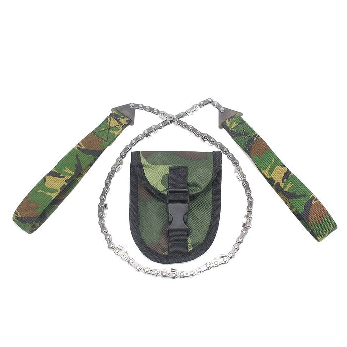 Ultimate Pocket Chainsaw: Portable, Non-Slip Handle & Sharp Teeth Blades for Garden, Wood Cutting, Hiking & Camping