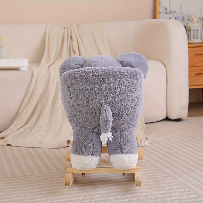Elephant Rocking Horse, Baby Use, Home Outdoor Use, Baby Birthday Gift, Christmas Gift