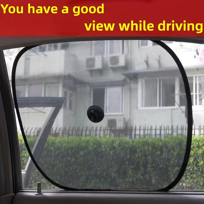 2-pack 2-Pack Car Suction Cup Sunshades, Window Sunshades for Cars, Block Sun Heat and UV Rays, Side Window Insulation
