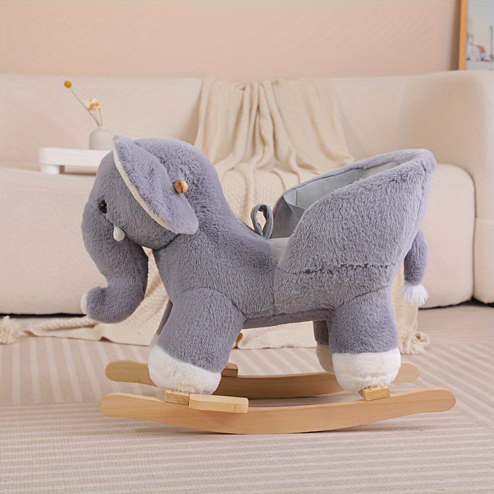 Elephant Rocking Horse, Baby Use, Home Outdoor Use, Baby Birthday Gift, Christmas Gift