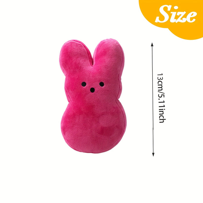 6pcs Easter Bunny Plush Toys Cute Animal Bunny Stuffed Doll Toy Desktop Sofa Decor Comfort Doll Pillow Toys For Kids Easter Decoration, 13cm/5.11inch