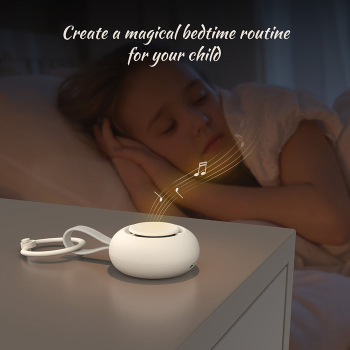 Portable Baby Sound Machine [White Noise For Babies Kids Adults][Baby Sleep Soother][12 Soothing Sounds] 15 Hours Battery Life, Registry Gift, Baby Shower, Clips On Baby Stroller